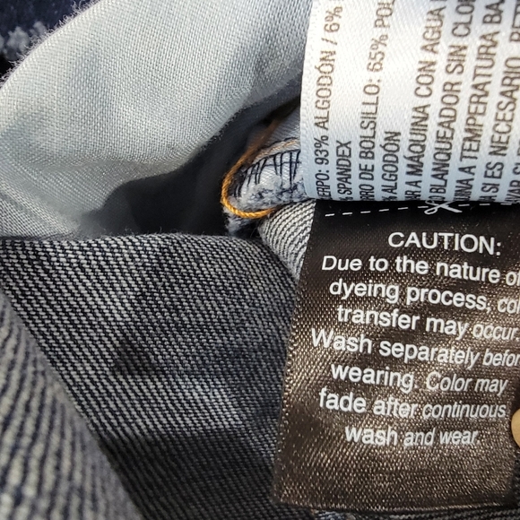 Universal Thread Denim Blue Skirt Size 14 Cut Off Jeans Frayed Hem Fringe - Picture 11 of 13